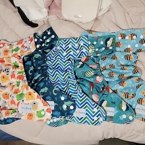 4 Baby Goal Reusable Pocket Diapers